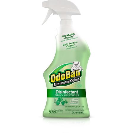 Odoban Ready-to-Use Disinfectant Fabric and Air Freshener, 32 Oz, Eucalyptus 910061-Q6